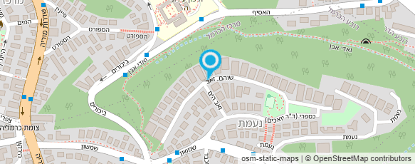 מפת הגעה אל פרופ'  גרינולד אילן