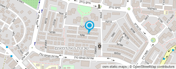 מפת הגעה אל ספיר שבה -מרכזים אסטטים