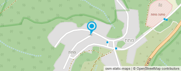 מפת הגעה אל צימרים יפעת מתת