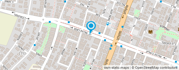 מפת הגעה אל דניאל מעצב שיער