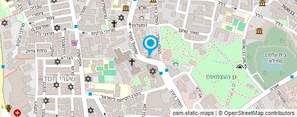 מפת הגעה אל לוסטיגמן ובלנק משרד עו"ד