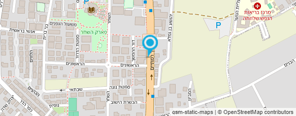 מפת הגעה אל החברה הכלכלית לפיתוח הוד-השרון בע"מ