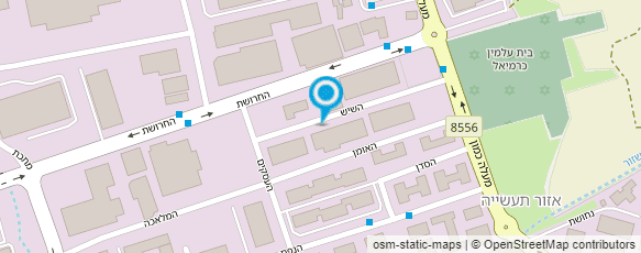 מפת הגעה אל קולורס הגליל בע"מ