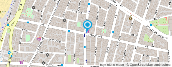 מפת הגעה אל ארומה תל אביב