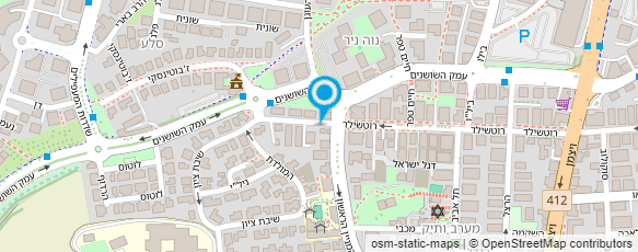 מפת הגעה אל יהודית לקס - משרד הנח"ש