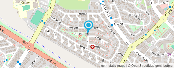 מפת הגעה אל מספרת גוונים