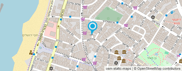 מפת הגעה אל מיכל רונן איפור