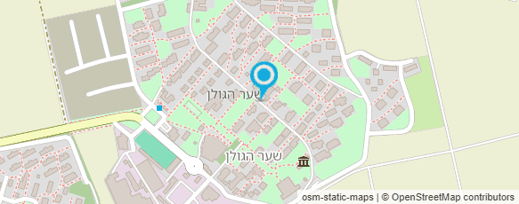 מפת הגעה אל בית הדר - שער הגולן