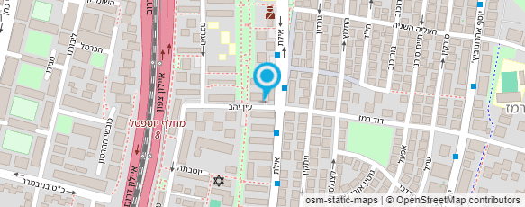 מפת הגעה אל האגודה למלחמה בסרטן