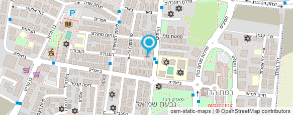 מפת הגעה אל רפי צבי- קבלן שיפוצים