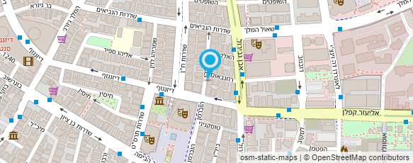 מפת הגעה אל תיאטרון צ'ולי וטולי לילדים