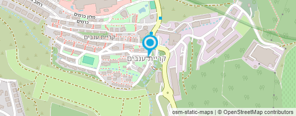 מפת הגעה אל מורה לתופים בקרית ענבים