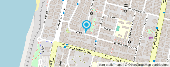 מפת הגעה אל עו"ד מור ברנס