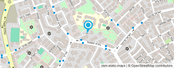 מפת הגעה אל מרכז למחול וזמר