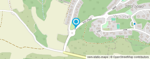 מפת הגעה אל בקתות בחורש