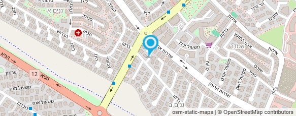 מפת הגעה אל חדרי נופש זהבה