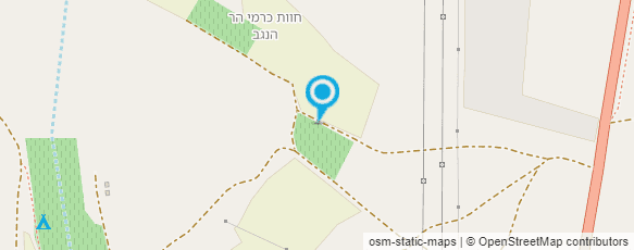 מפת הגעה אל חוות כרמי הר הנגב