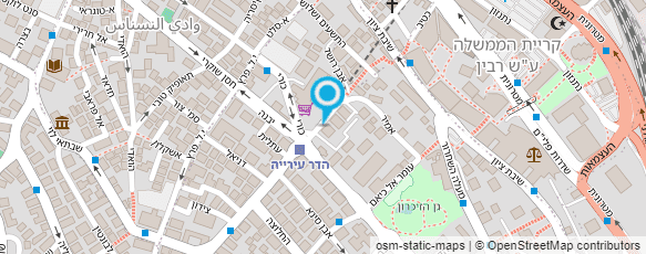 מפת הגעה אל אגודת מזון לחיים