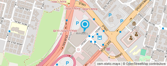 מפת הגעה אל בית קפה אמדוקס