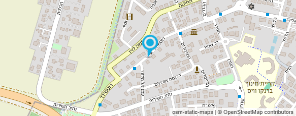 מפת הגעה אל יואב בייטנר-בית מלאכה למנורות