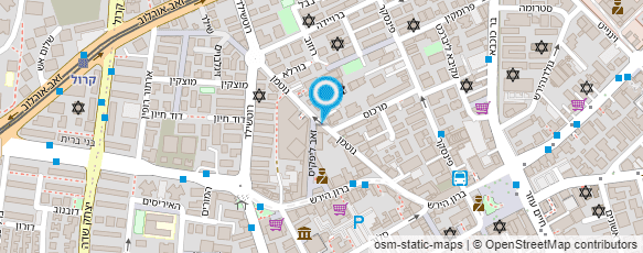 מפת הגעה אל ענק התמונות גלרית שרית