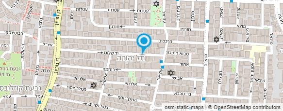 מפת הגעה אל בי"ס לנהיגה מוטי רייך