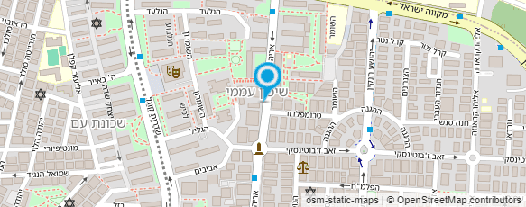 מפת הגעה אל הפקות אירועים ג'אסט 4  יו