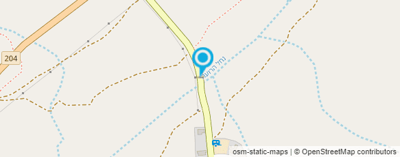 מפת הגעה אל צימרים - נחל הרועה