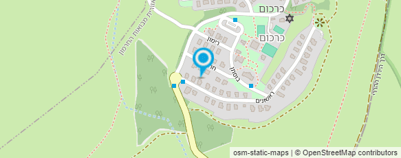 מפת הגעה אל חדרי אירוח - אסתר