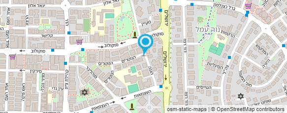 מפת הגעה אל בנימין גילה עיצוב אופנה