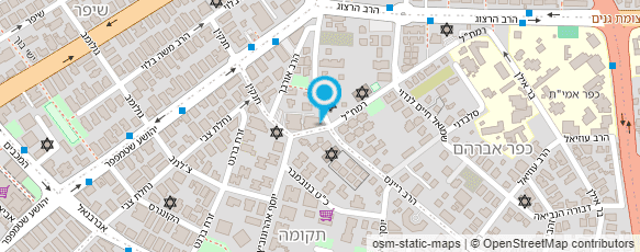 מפת הגעה אל הרב פיטוסי נתנאל