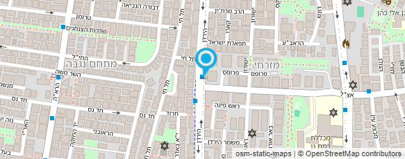 מפת הגעה אל יוני אשר תכנון אדריכלי