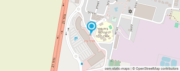 מפת הגעה אל א.ל.מ רשת חנויות חשמל