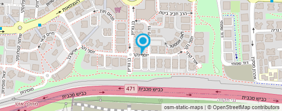 מפת הגעה אל רועי חסקי-התקנת מערכות קולנוע ומסכים