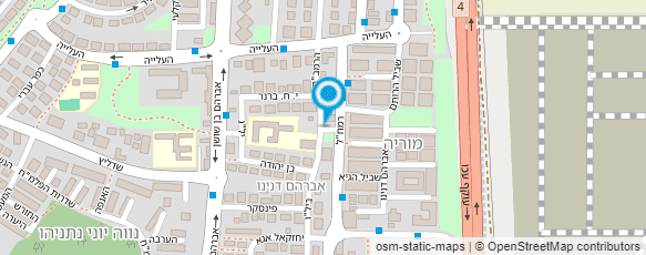 מפת הגעה אל גן פרפר נחמד