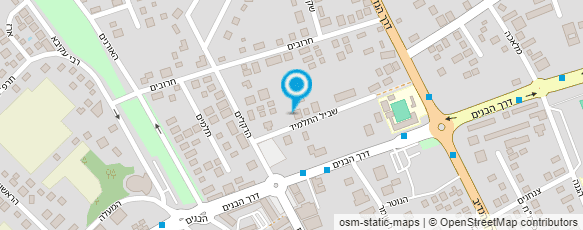 מפת הגעה אל שעשועץ - קביים גבוהים לשעשוע