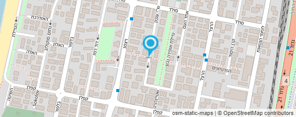 מפת הגעה אל איריס רוזן - נגינה ופיתוח-קול