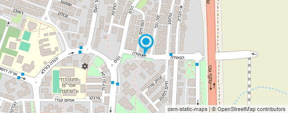 מפת הגעה אל גני ילדים ברוש ואלונים