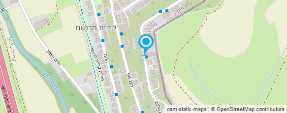 מפת הגעה אל קרן ירושלמי שיעורי יוגה