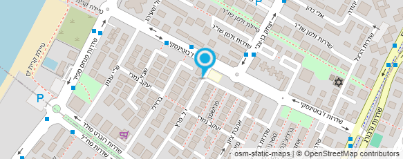 מפת הגעה אל מעון נעמ"ת - ז`בוטינסקי