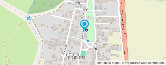 מפת הגעה אל גן שיר