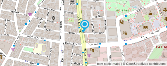 מפת הגעה אל ריבה - סטודיו לעיצוב תיקים