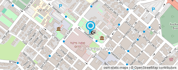 מפת הגעה אל מוזאון הנגב