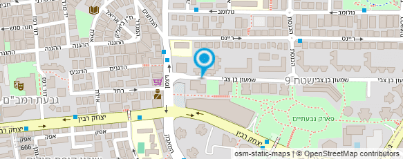 מפת הגעה אל רינה בינס דמכינר אדריכלות