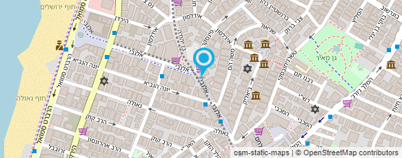 מפת הגעה אל גן דניאל