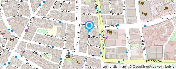 מפת הגעה אל גן רונן