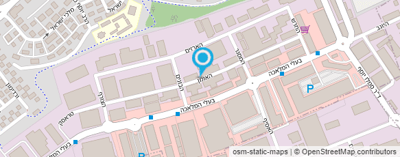 מפת הגעה אל מ.ת.נ מרכז תריסי נתיבות בע"מ