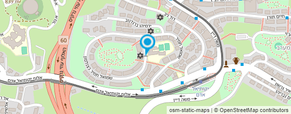 מפת הגעה אל בי"ס ממלכתי ע"ש  איש שלום