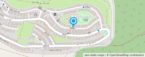 מפת הגעה אל מטווח בית אריה