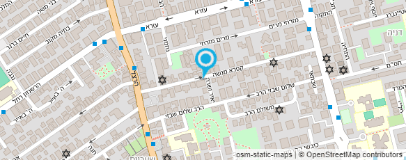 מפת הגעה אל שפירא חנניה